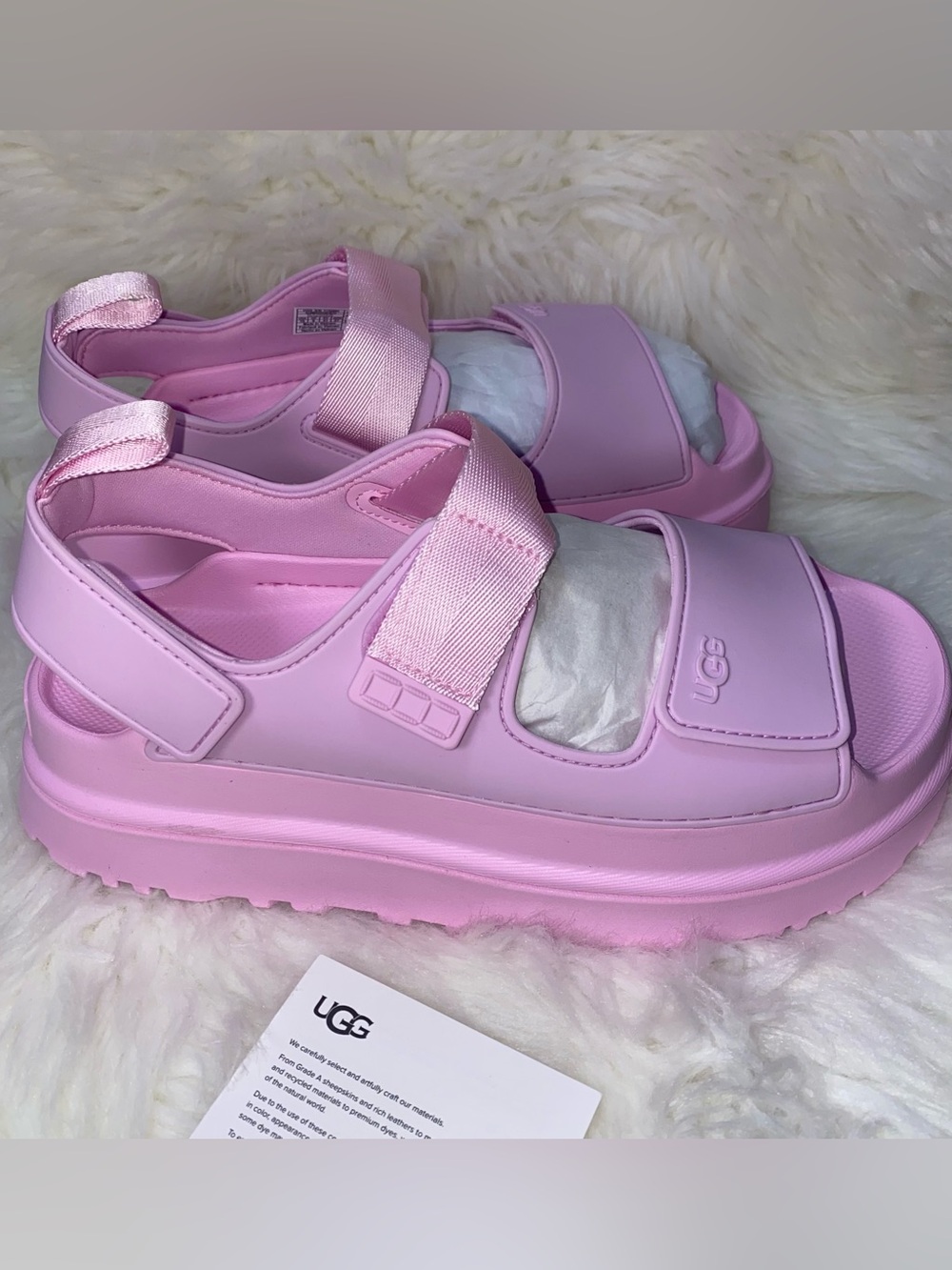 UGG 🌸 Size 10 GoldenGlow woman sandals New in original box